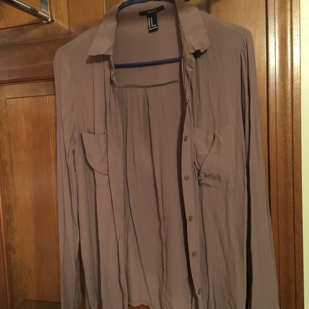 Long sleeved button up
